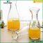 350ml beverage glass bottle empty clear glass milk bottle