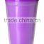 BPA Free 16OZ Double Wall Plastic Coffee Cup With Lid