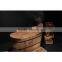 Wooden bath steam tub wooden spa tub freestanding installation