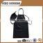 Custom Kid Bib Black Cooking Apron And Chef Hat Apron Set For Children