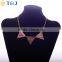 <<<2016 Hot Alloy Fashion Bohemian Style Geometrical Triangle Beaded Necklace Jewelry for Women/