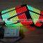 High quality&High luminance Colourful EL sound control car sticker / 700mmX150mm EL acoustic control car sticker