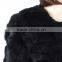 women cheap fur coats long rabbit fur coats KZ150063
