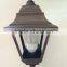 P401 outdoor plastic wall light/cheap and classical garden lantern post lamp