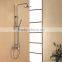 Rose Golden Wall Mounted Functional Brass Shower