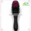 Popular Soft Boar Bristle Hair Brush Compact round feature plastic handle material hair brush