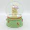 Cheap Teddy bear kids snow globe with blowing snow