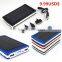 10000mah Solar Charger with doubel Output ports and LED indicator