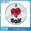 Just for fun wine glass shape golf ball marker