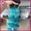 Online wholesale virgin brazilian human #1b teal two tone ombre weave hair body wave 7a hair bundles summer hairstyles