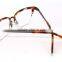 Tortoise New Arrival Half Rim Eye Glasses Frame