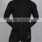 custom high collar blank hoodie gym fitted bulk fleece hoodies for activewear