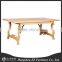 Country Style Solid Wood Dining Iron Table
