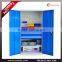 China factory iso steel material locker with shelves inside, iron storage cupboard