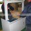High desk strapping machine