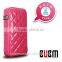Fashion Red 64 Capacity PU Fabric DVD Case CD Holder Personalized cd Case Multi Disc Dvd Cases