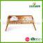 High quality Bamboo wood Bed Tray, bamboo serving tray, bamboo tray with foldable legs