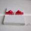Custom Wholesale Wedding Invitation Box with red ribbon