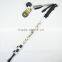 Carbon Fiber Professional Multifunctional Trekking Pole 3-section 135cm Outdoor Camping Mountaineering Walking Stick