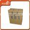 Different size logo printed brown paper bag with handle