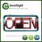 Bule and Red light Innovations Rectangle LED Open Sign