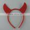 New red sequins horn headdress Halloween props party accessories
