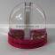 clear plastic photo frame snow globe