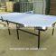 Popular rollaway Single Folding tennis tables for indoor sports entertainment