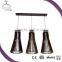 Three Bulbs Metal Frame Pendant Lighting in 2015