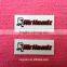 Colorful brand name rubber label,die cut PVC rubber patch for bags