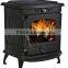 classic cast iron wood burning stove, freestanding fireplace, cheap multifuel room heater