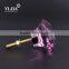 Professional Special Pantry Purple Crystal Knob With Metal Base