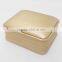 Superior Customize PU Jewelry Boxes Golden Ring Box