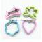 flower shape stainless steel Silicone cookie cutter cookie stamp