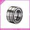 Four row cylindrical roller bearing for jet engines