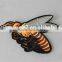 High Quality Beautiful Bee Patch 3d Custom Embroidery Trim for Clothing