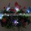 solar light chain, LED with colorful butterflies, led light