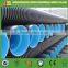 SN8 Underground Water Used HDPE Double Wall Corrugated Pipe with Rubber Ring