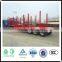 China factory supplier 3 axle forestry timber trailer