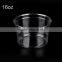 Disposable PET Plastic Salad Bowl Container With Lid