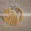 Unique design apple shaped personalized pine wooden pen holder