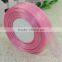 Hot Sale Plain Edge Snow Organza Christmas Ribbon Roll