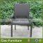 outdoor PE rattan furniture garden arm chair with cushion