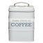 Hot Sale Colorful Round Metal Bread Flour Cookies Storage Bin Kitchen Flour Canister
