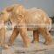 High Quality Pink Marble Elephant Sculpture