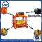 Concrete mobile hollow cement block making machine price for sale