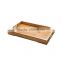 Storage trays type and tableware use kitchen bamboo tray