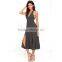 Sexy Open Front Women Midi Dress