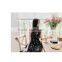 Guangzhou clothing OEM bright babysbreath scattered summer black star dress