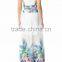 floral print maxi dress 2 pieces set woman fashion going out casual dress